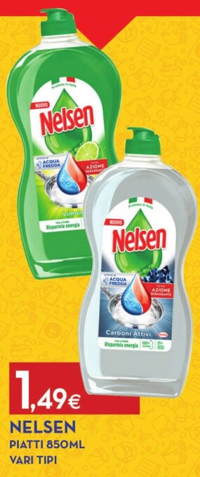 Proshop NELSEN PIATTI 850ML VARI TIPI offerta