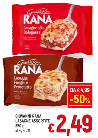 A&O GIOVANNI RANA LASAGNE ASSORTITE 350 g offerta