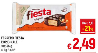 A&O FERRERO FIESTA L'ORIGINALE 10x 36 g offerta