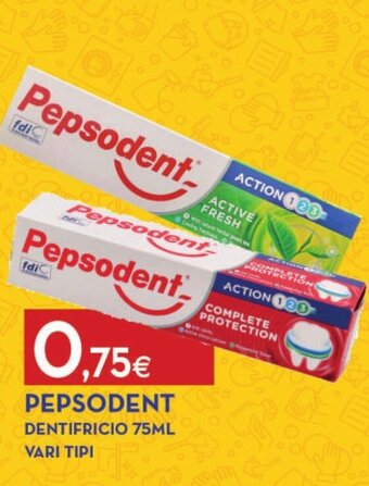 Proshop PEPSODENT DENTIFRICIO 75ML VARI TIPI offerta
