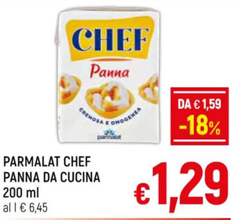 A&O PARMALAT CHEF PANNA DA CUCINA 200 ml offerta