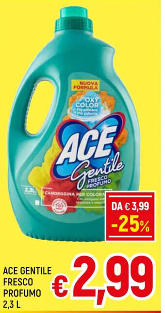 A&O ACE GENTILE FRESCO PROFUMO 2,3 L offerta