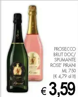 Crai Pirani Prosecco Brut DOC offerta