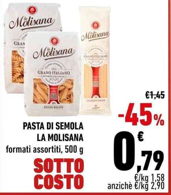 PASTA DI SEMOLA LA MOLISANA formati assortiti, 500 g