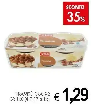 Crai Crai Tiramisu offerta
