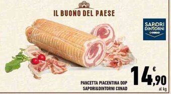 Conad City PANCETTA PIACENTINA DOP SAPORI&DINTORNI CONAD offerta