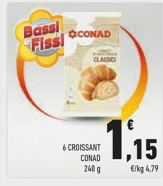 Conad Conad Croissant offerta
