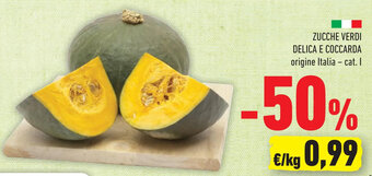 Conad ZUCCHE VERDI DELICA E COCCARDA origine Italia - cat. I offerta