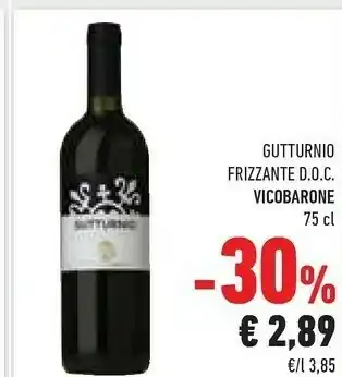Conad Cantina Vicobarone - Gutturnio Vino Frizzante 750 g(ml) offerta
