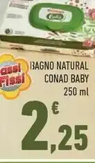Conad Conad Bagno Natural Baby offerta