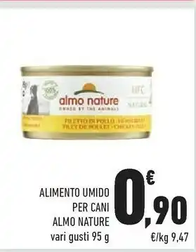Conad Almo Nature Alimento Umido Per Cani offerta