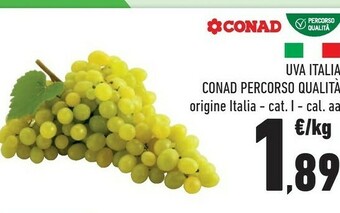 Conad Uva Italia offerta