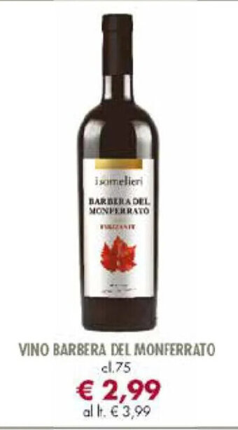 Galassia VINO BARBERA DEL MONFERRATO cl.75 offerta
