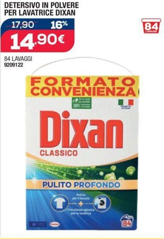DETERSIVO IN POLVERE PER LAVATRICE DIXAN