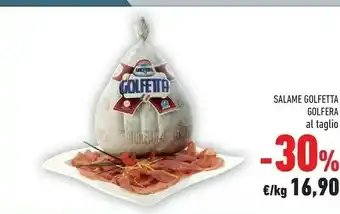 Conad Golfera Salame Golfetta offerta