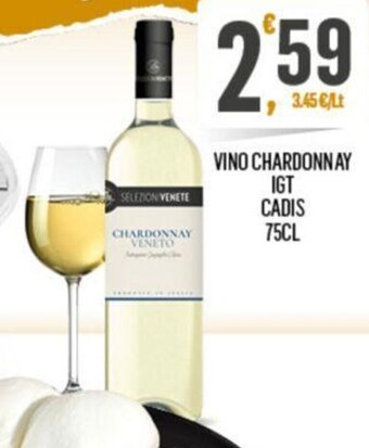 Despar VINO CHARDONNAY IGT CADIS 75CL offerta