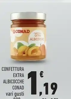 Conad Conad - Pesche Confettura Extra 320 G(ml) offerta