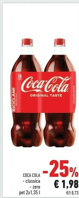 Conad Coca Cola Classica - Zero offerta