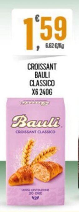 Despar CROISSANT BAULI CLASSICO X6 240G offerta