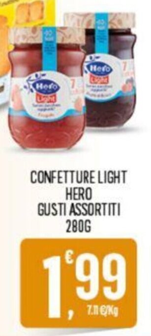 CONFETTURE LIGHT HERO GUSTI ASSORTITI 280G