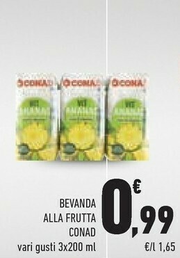 Conad Bevanda Alla Frutta offerta