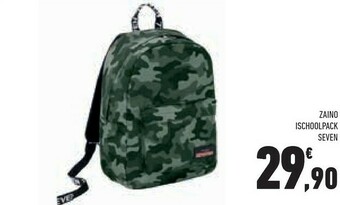 Conad Seven Zaino Ischoolpack offerta