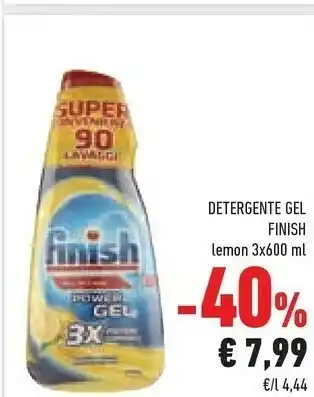 Conad Finish Detergente Gel offerta