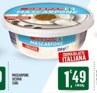 Despar MASCARPONE DESPAR 250G offerta