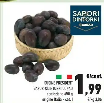Conad Conad Sapori E Dintorni Susine President offerta