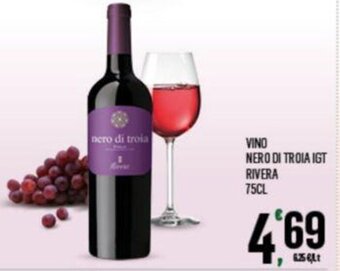 Despar VINO NERO DI TROIA IGT RIVERA 75CL offerta