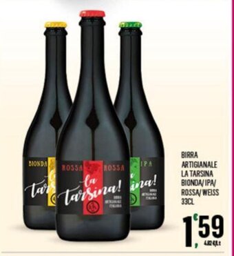Despar BIRRA ARTIGIANALE LA TARSINA BIONDA/IPA/ ROSSA/WEISS 33CL offerta