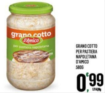 Despar GRANO COTTO PER PASTIERA NAPOLETANA D'AMICO 580G offerta