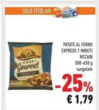 Conad Mccain Patate Al Forno Express 7 Minutti offerta