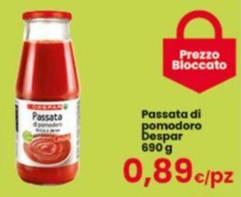 Despar Passata di pomodoro bespar 690 g offerta