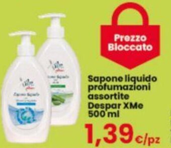 Despar Sapone liquido profumazioni assortite Despar XMe 500 ml offerta