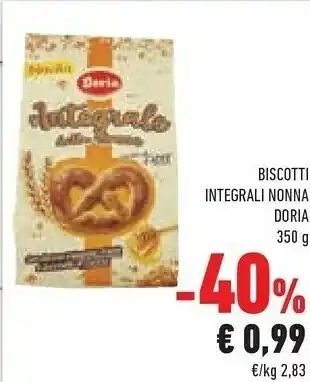 Conad Superstore Doria Biscotti Integrali Nonna offerta