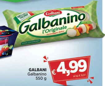 In Coop GALBANI Galbanino 550 g offerta