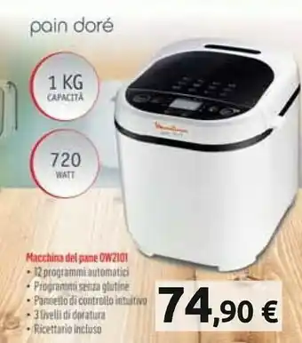 Carrefour Dorè Macchina per il pane offerta