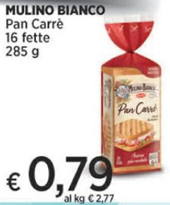 In Coop MULINO BIANCO Pan Carrè 16 fette 285 g offerta