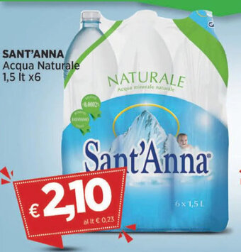 SANT'ANNA Acqua Naturale 1,5 It x6