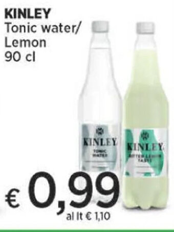 KINLEY Tonic water/ Lemon 90 cl