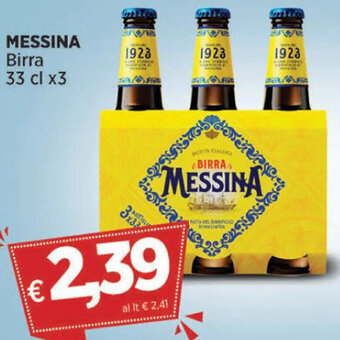 MESSINA Birra 33 cl x3