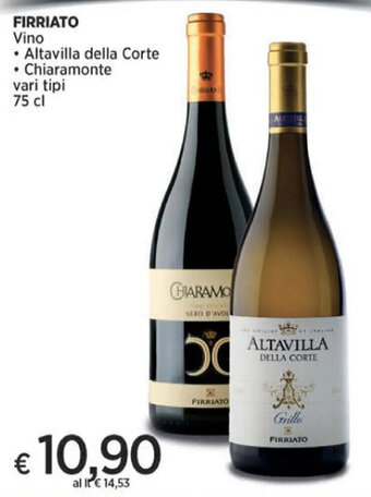 FIRRIATO Vino • Altavilla della Corte • Chiaramonte vari tipi 75 cl