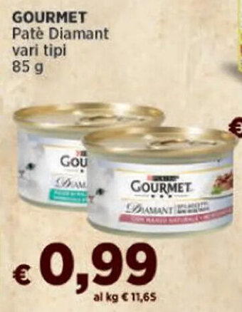 In Coop GOURMET Patè Diamant vari tipi 85 g offerta