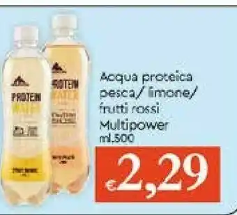 Galassia Multipower Acqua Proteica Pesca offerta