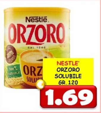 MercADone NESTLE' ORZORO SOLUBILE GR.120 offerta