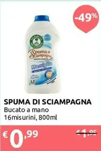 Ipersoap Spuma di Sciampagna Detersivo lavatrice offerta