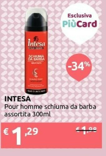 Ipersoap Intesa Schiuma da barba offerta