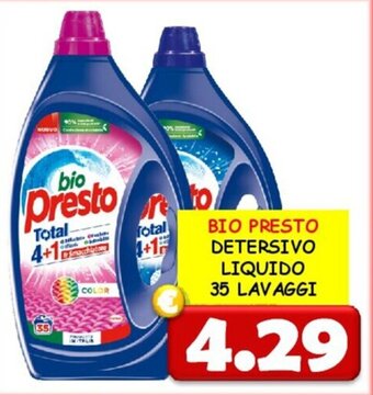 MercADone BIO PRESTO DETERSIVO LIQUIDO 35 LAVAGGI offerta