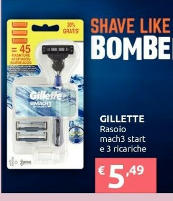 Ipersoap Gillette Rasoio offerta